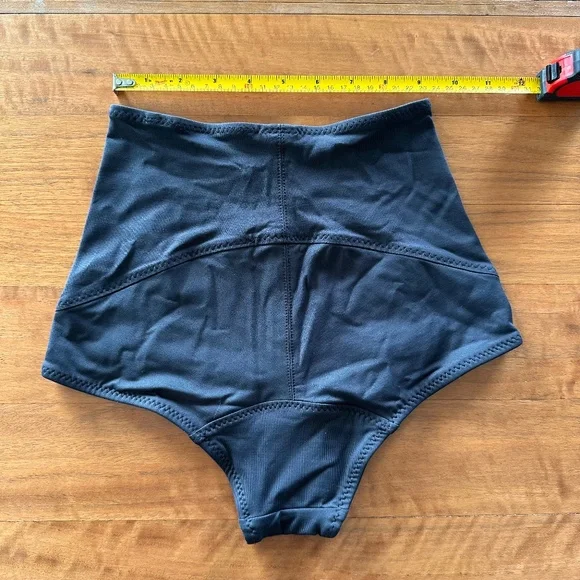 NWT *Luxe* Malia Mills High Waist Swim Bikini Bottom -  Black Size 1 - Picture 5 of 8